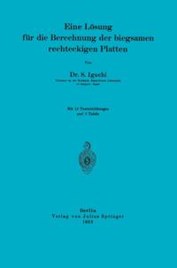 Eine Lösung für die Berechnung der biegsamen rechteckigen Platten