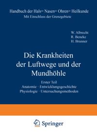 Handbuch der Hals-, Nasen-, Ohrenheilkunde mit Einschluß der Grenzgebiete
