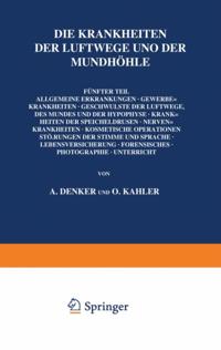 Die Krankheiten der Luftwege und der Mundhöhle