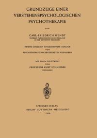 Grundzüge Einer Verstehenspsychologischen Psychotherapie