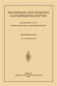 Ergebnisse der Exakten Naturwissenschaften
