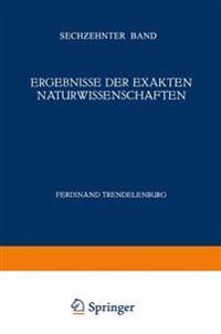 Ergebnisse der Exakten Naturwissenschaften