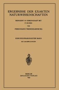 Ergebnisse der Exakten Naturwissenschaften