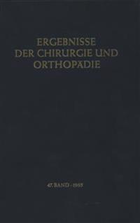 Ergebnisse der Chirurgie und Orthopädie