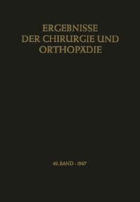 Ergebnisse der Chirurgie und Orthopädie