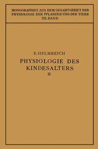 Monographien aus dem Gesamtgebiet der Physiologie der Pflanzen und der Tiere