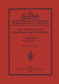 Über Verlustwinkel- und Kapazitätsmessungen an Porzellan