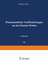 Wissenschaftliche Veröffentlichungen aus den Siemens-Werken
