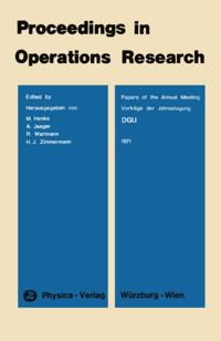 Operations Research Proceedings