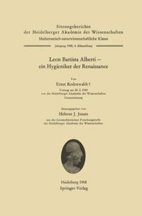 Leon Battista Alberti — ein Hygieniker der Renaissance