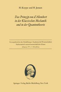 Das Prinzip von d’Alembert in der Klassischen Mechanik und in der Quantentheorie