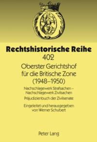 Oberster Gerichtshof fuer die Britische Zone (1948-1950)