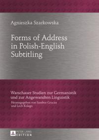 Forms of Address in Polish-English Subtitling