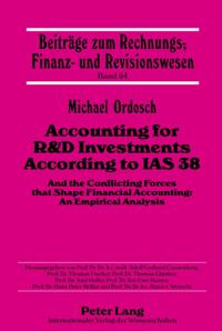 Accounting for R&D Investments According to IAS 38