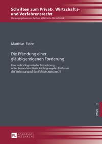 Die Pfaendung einer glaeubigereigenen Forderung