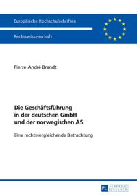 Die Geschaeftsfuehrung in der deutschen GmbH und der norwegischen AS