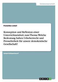 Konzeption und Reflexion einer Unterrichtseinheit zum Thema