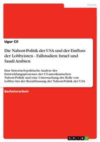 Die Nahost-Politik der USA und der Einfluss der Lobbyisten - Fallstudien
