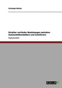 Struktur vertikaler Beziehungen zwischen Automobilherstellern und Zulieferern