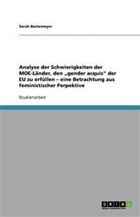 Analyse der Schwierigkeiten der MOE-Lander, den "gender acquis der EU zu erfullen - eine Betrachtung aus feministischer Perpektive