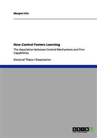 How Control Fosters Learning