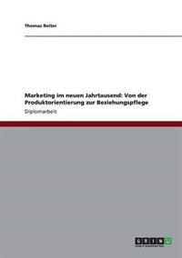 Kirjan kansi "Marketing im neuen Jahrtausend"