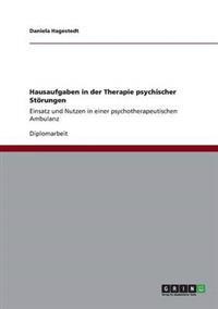 Bokomslag för "Hausaufgaben in der Therapie psychischer Störungen"