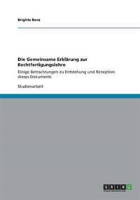 Die Gemeinsame Erklärung zur Rechtfertigungslehre