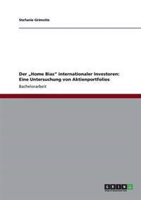 Der "Home Bias" internationaler Investoren