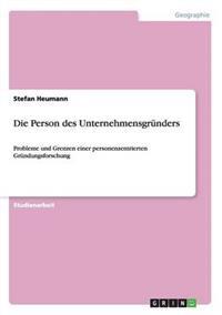 Die Person des Unternehmensgründers