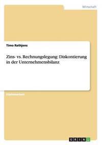Zins- vs. Rechnungslegung