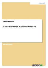 Bokomslag för "Herdenverhalten auf Finanzmärkten"