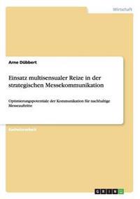 Kirjan kansi "Einsatz multisensualer Reize in der strategischen Messekommunikation"