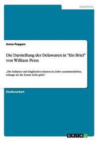 Die Darstellung der Delawaren in "Ein Brief" von William Penn