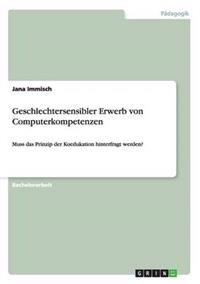 Geschlechtersensibler Erwerb von Computerkompetenzen