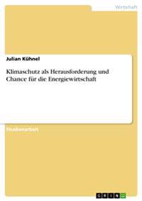 Klimaschutz als Herausforderung und Chance für die Energiewirtschaft