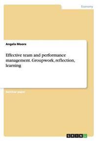 Effective team and performance management. Groupwork, reflection, learning