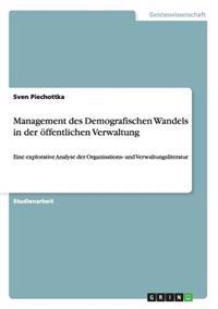 Management des Demografischen Wandels in der öffentlichen Verwaltung