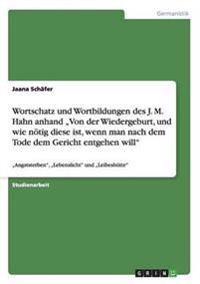 Wortschatz und Wortbildungen des J. M. Hahn anhand "Von der Wiedergeburt, und wie nötig diese ist, wenn man nach dem Tode dem Gericht entgehen will"