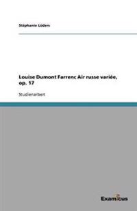 Louise Dumont Farrenc Air russe variée, op. 17