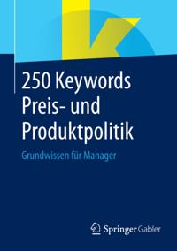250 Keywords Preis- und Produktpolitik