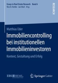 Immobiliencontrolling bei institutionellen Immobilieninvestoren