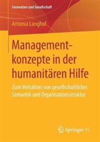 Managementkonzepte in der humanitären Hilfe