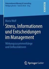 Stress, Informationen und Entscheidungen im Management