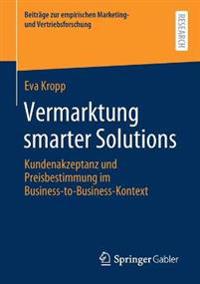 Vermarktung smarter Solutions