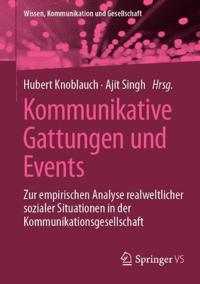 Kommunikative Gattungen und Events