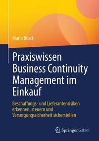 Praxiswissen Business Continuity Management im Einkauf