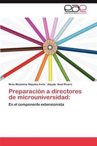Preparacion a Directores de Microuniversidad
