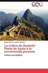 La Critica de Guaman Poma de Ayala a la Encomienda Peruana