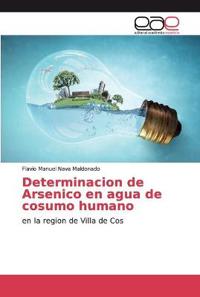 Determinacion de Arsenico en agua de cosumo humano